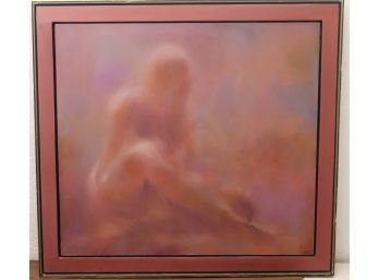 Original Double-Canvas Ghost Nude - Signed Lower Right, Gluck