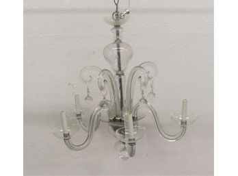 Fantastic Vintage Lucite & Glass Octopus Chandelier