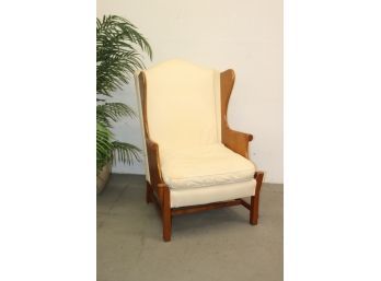 Mid-Century Lounge Chair In The Style Of A Stickley Connecticut Valley Wingback Model