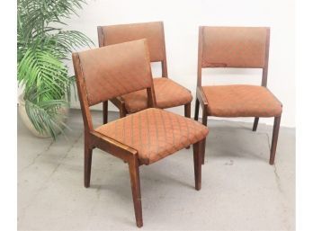 Set Of 3 Danish Chairs