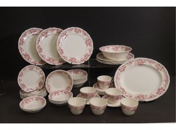 Classic Alfred Meakin/Staffordshire Virginia Pattern Hand Engraved - Various Bowls, Plates, Cups Etc.