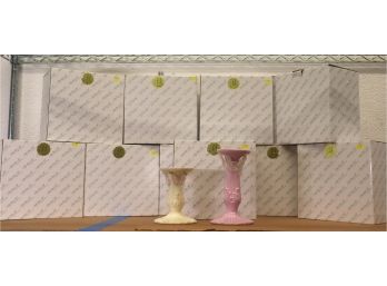 Shelf Lot Of Lady Jayne Ltd. Pillar Candlesticks - Two Per Box, Ten Boxes - New, Old Stock
