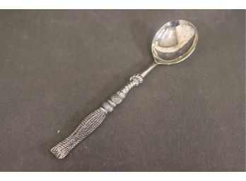 Vintage Silea Serving Spoon In Cartizone Pattern (Rope & Tassel)