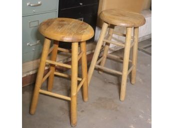 Pair Of Round Stools