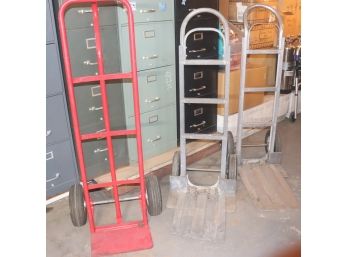 Three (3) Hand Truck