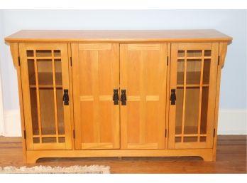 Stickley  Style Media Cabinet . Good Quality And Condition