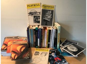 ABL 22 - Vintage Playbills, Play Scripts, And Sondheim. Mike Drop.