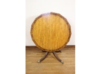 Heritage Banded Tilt Top Table. Heirloom Collection. Good Quality And Condition