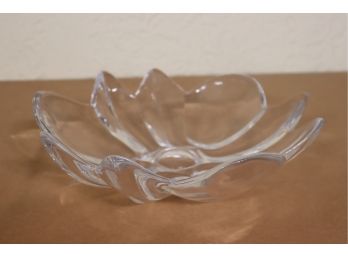 Large Signed Orrefors Crystal Bowl