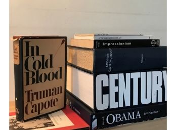 ABL 18 - Epic Effortlessly Cool Coffee Table Pile & First Book Printing 'In Cold Blood' Truman Capote