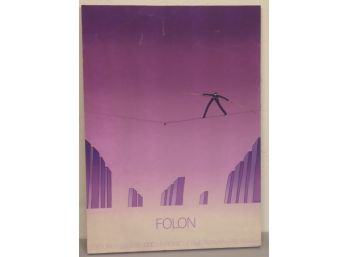 FOLON  Serigraph Poster Editions Marquet 1973 ' Heart On A String