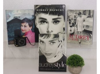 THE Elegant Spirit Lot: Audrey Hepburn Books, In Rome, In Style, In Life