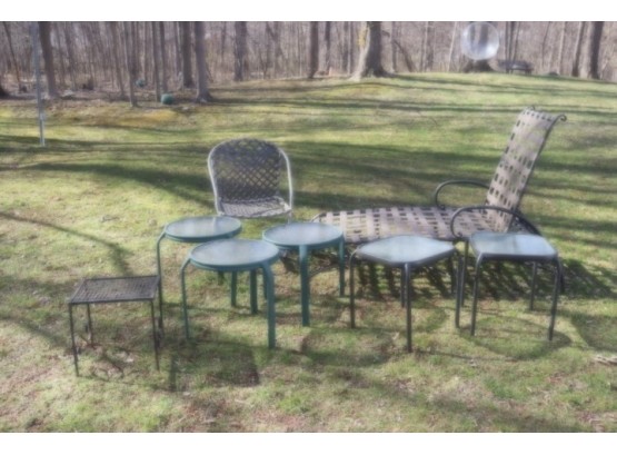 Group Lot Of Outdoor Furniture