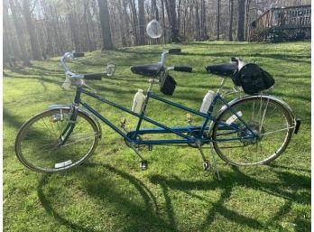 Vintage Blue  Schwinn Classic Deluxe Twin Tandem Bike
