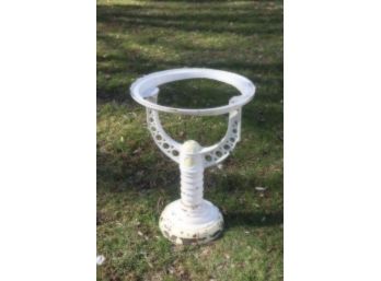 Antique White Cast Iron Hot Water Tank Stand