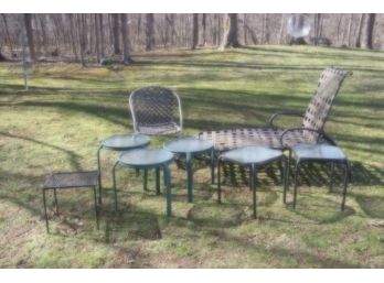 Group Lot Of Outdoor Furniture