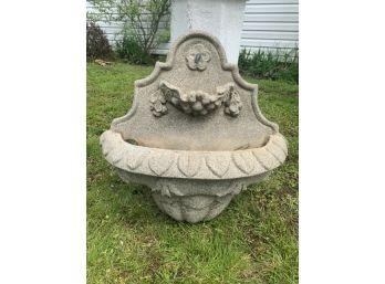 French Style Cement Wall Fountain