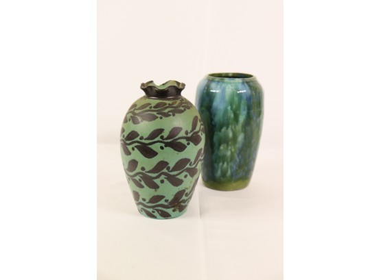 Three Pottery Vase -( One As Is)