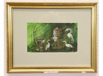 Woodland Mythic Folly Image - Framed And Matted