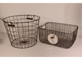 Two Wire Baskets