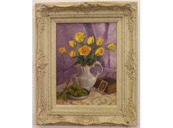 Happy Mothers Day Oil On Canvas, Signed R. Bruton '08