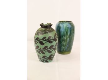 Three Pottery Vase -( One As Is)