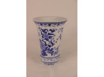 Blue & White Vase -Decorative