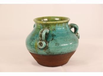 Glaze Pottery Vase -No Marks