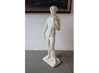 David Who? Replica 3.5' Statue After Michelangelo's David - Plaster Of Paris