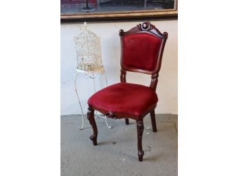 Red Velvet Cake Parlor Chair