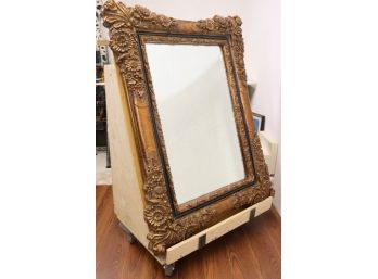 Monumental Framed Mirror Intricate Gilt Style Design