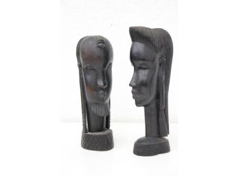 Genuine  Hand-Carved Wooden Maasai Tribal Sculptures