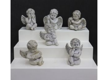 Gang Of Six: Musical And Emotional Baby Angel Cherub Decorative Figurines