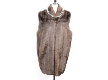 Donna Salyers Fabulous Furs Vest-100 Faux Size-XL- NEW
