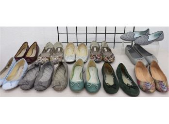 New -  Size 8 - Group Lot Of 10 Women's Casual Shoes - Mixed Steve Madden And Gap Et Al.
