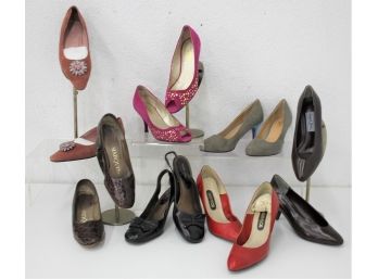 New & Used -7 Pair Of Shoes -size 8