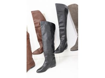Classic Knee-High Boots - Three Pairs - Previously Worn