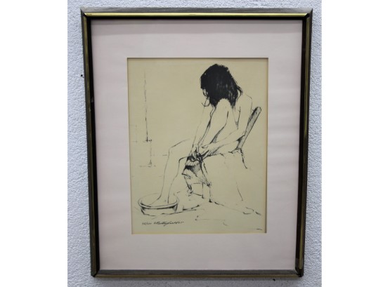 Limited Edition Etching Print, #30/200, Signed Butterfield '65