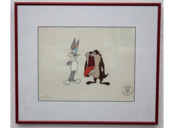 Dr. Devil & Mr. Hare  - Artist's Proof - Warner Bros. Limited Edition Sericel,  COA Verso