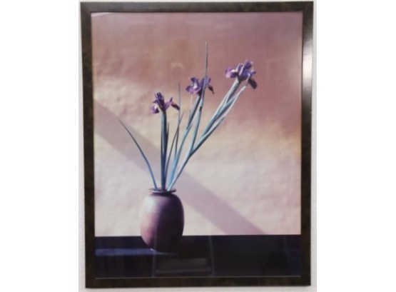 Still Life With Irises - Framed Print