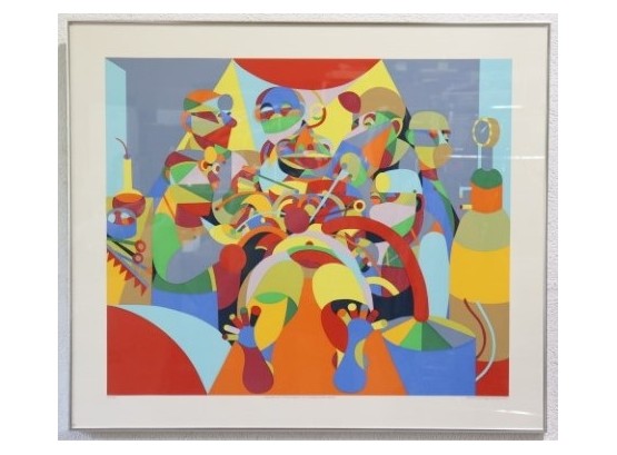 Fantasia For 15 Colors...limited Edition Silkscreen, Sergio Gonzalez Tornero,  Signed/dated/titled #107250