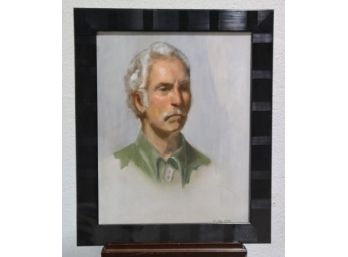 Bust View Portrait Of Male, Oil On Canvas, Signed And Dated, 11-10 SMC