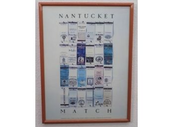 Nantucket Match By George Murphy, Signed And Dated Poster Print, Published By Powers-Tasch