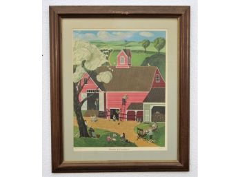 Sunday At Grandma's, Robert Franke 1974, Limited Edition Litho #383/890 Pencil Signed And Numbered