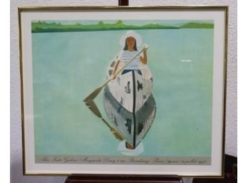 Vintage Alex Katz Poster For Gallery Show  - Galerie Marguerite Lamy May/july 1975