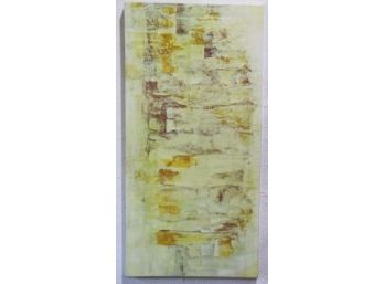 Abstract In Chartreuse Jaune Et Vert, Print On Canvas, Gallery Wrap