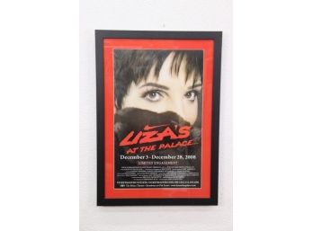 Liza's At The Palace...framed And Matted Limited Engagement Broadway Show Poster, December 2008