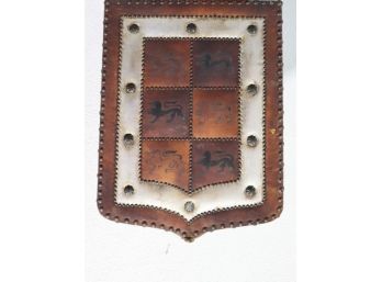 Family Crest Shield Decorative  Bi-Metallic Wall Art