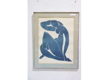 Blue Nude II, Henri Matisse Reproduction Art Print, Framed