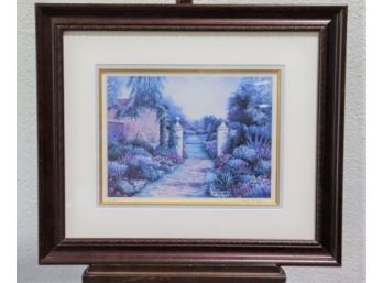 Sumptuous Color Lithograph, Barbara R. Felinsky, Numbered Artist's Proof A/P I, Matted Frmed And Glazed